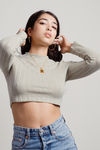Fire Within Crop Top - Sage