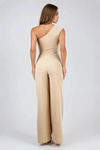 Boss Babe One Shoulder Jumpsuit - TAU