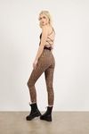 In The Jungle Taupe Multi Leopard Print Pants