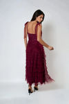 Darling I’m Yours Sweetheart Tulle Maxi Dress - Wine