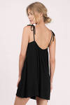 Emilie Black Shift Dress