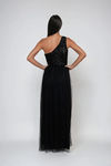 Enchanted Love Sequin Tulle Maxi Dress - Black