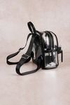 Holly Black Transparent Mini Backpack