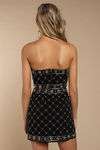 In the Moment Black Embellished Skirt