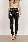 Perfect Control Black Patent Leather Pants