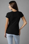 black Relaxed Casual T-Shirt
