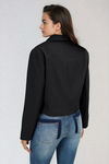 Soft Escape Boxy Cropped Blazer - Black