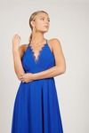 Now And Forever Blue  Maxi Dress