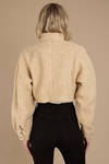 Keeping Score Camel Cropped Jacket 