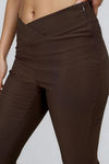 Modern Poise Wide Leg Pants - Dark Brown
