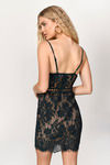 After Dark Green Lace Bodycon Dress