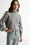 Sunday Afternoon Heather Grey Turtleneck Sweater