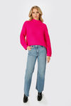 Cecilia Hot Pink Chunky Knit Sweater