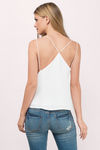 Out Of Line Ivory Tank Top