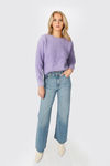 Dream Of Me Lavender Fuzzy Sweater