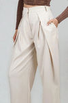 Polish in Motion Woven Wide Leg Pants - Linen