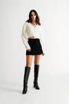 In Love Off White Cropped Cardigan