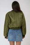 Fresh Vibes Cropped Bomber Jacket - OLI