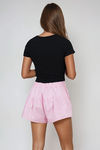 Pure Bliss Button From Shorts - Pink