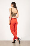 Jennie Red Orange Skinny Pants