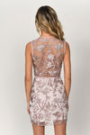 Lillian Rose Embroidered Bodycon Dress