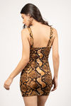 Day And Night Snake Bodycon Dress