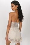 Moment Like This Stone Strapless Dress
