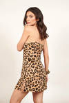 Undercover Tan Multi Leopard Print Shift Dress