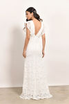 Feel For You White Lace Maxi Dress