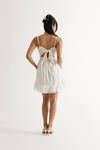 Make Me Go White Lace Skater Dress