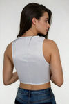 Shine Bright Sequins Corset Top - White
