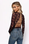 Show Stoppin Wine Lace Up Bodysuit