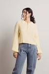 Issa Vibe Yellow Half Zip Sweatshirt