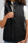 Cloud Quilted Puffer Vest - Black