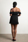 Fiona Lace Black Bodycon Dress