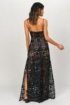 Wild Child Black Lace Maxi Dress