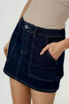 All Day Chic Denim Mini Skirt - Blue