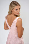 Sweet Escape V-Neck Cutout Mini Dress - Blush