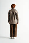 Amelie Brown Oversized Shacket