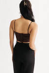 Renesme Crop Top - Brown
