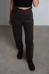 Tianna Brown Corduroy Straight Pants