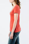 orange Relaxed Casual T-Shirt