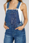 Move With Me Denim Overall Jumpsuit - Denim Blue