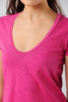 pink Relaxed Casual T-Shirt