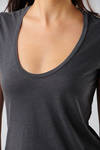 black Relaxed Casual T-Shirt