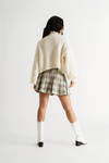 Daily Dose Ivory Cable Knit Turtleneck Sweater
