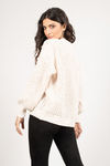 Jack Ivory Gold Sequin Sweater