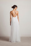 Night To Remember Ivory Maxi Dress