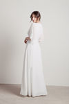 We Could Be Ivory Wrap Maxi Dress