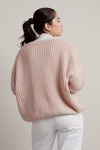 Sing Softly Light Pink Pockets Sweater Cardigan